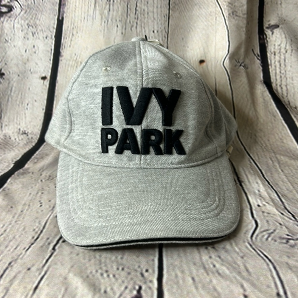 NWT Authentic 2016 Beyoncé Ivy Park gray hat logo baseball cap